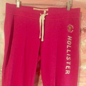 Hollister Hot Pink Sweatpants